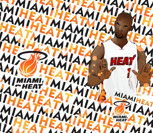 Basketball Stars: Chris Bosh - Miami Heat handyhüllen