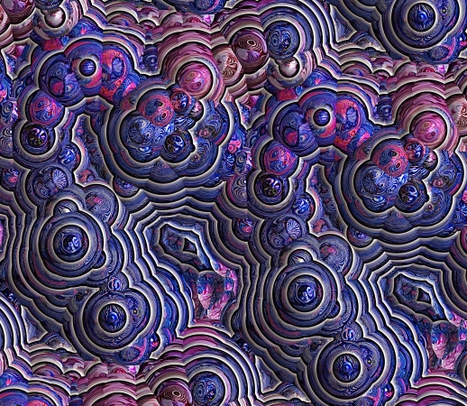 Blue pink bubble cells pattern handyhüllen
