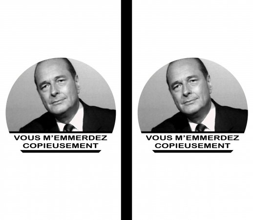 Chirac Vous memmerdez copieusement handyhüllen