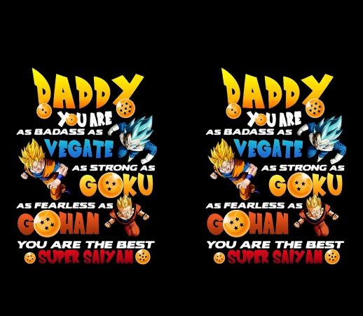 Daddy you are as badass as Vegeta As strong as Goku as fearless as Gohan You are the best handyhüllen