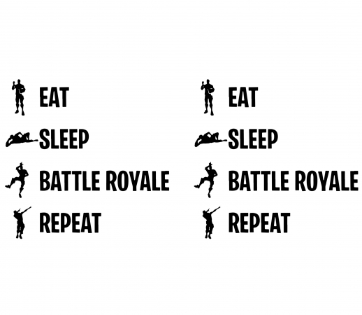 Eat Sleep Battle Royale Repeat handyhüllen