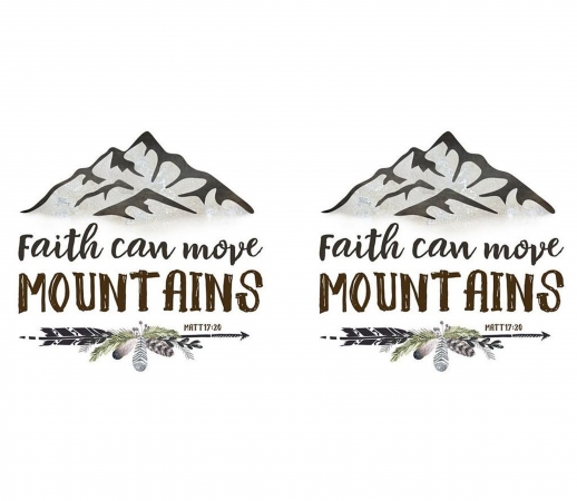 Faith can move montains Matt 17v20 Bible Blessed Art handyhüllen