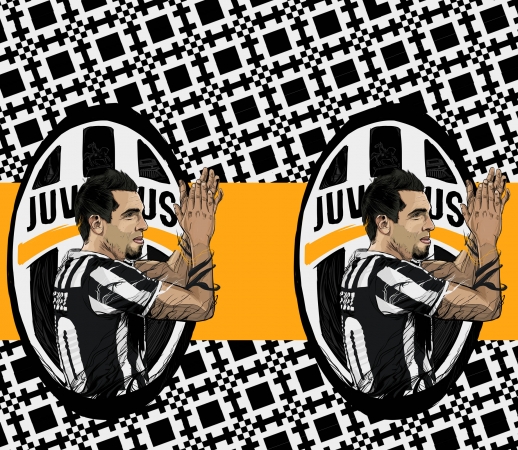 Football Stars: Carlos Tevez - Juventus handyhüllen