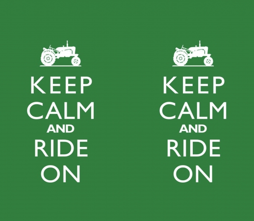 Keep Calm And ride on Tractor handyhüllen