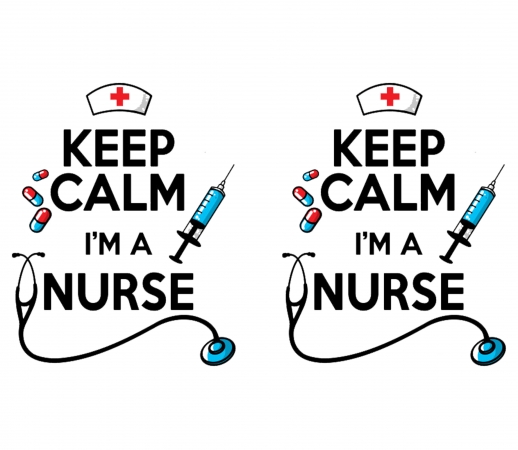 Keep calm I am a nurse handyhüllen