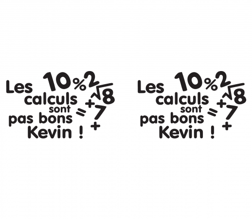 Les calculs ne sont pas bon Kevin handyhüllen