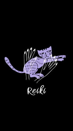 Reiki Animals Cat  handyhüllen