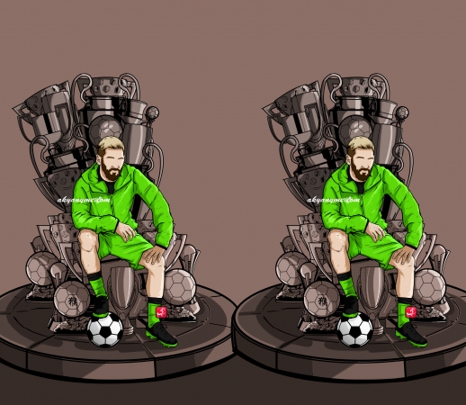 The King on the Throne of Trophies handyhüllen
