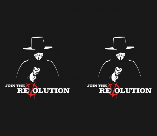 V For Vendetta Join the revolution handyhüllen