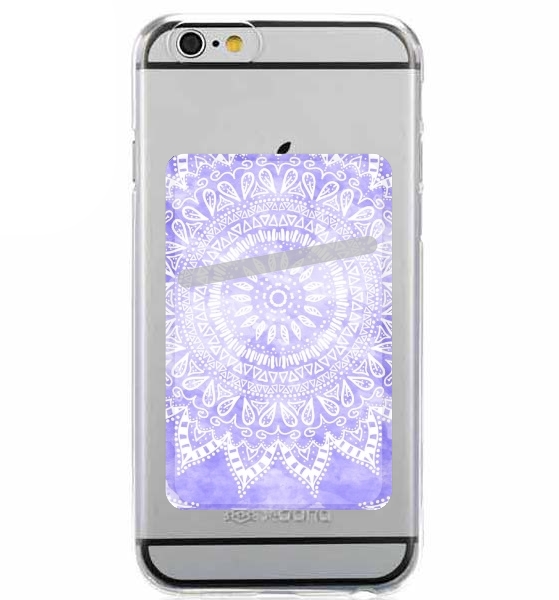 Bohemian Flower Mandala in purple für Slot Card