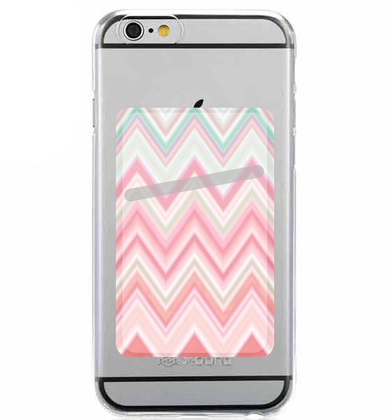 colorful chevron in pink für Slot Card