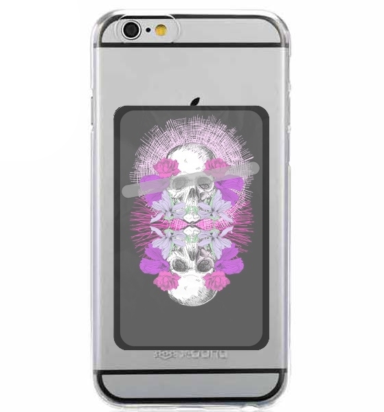 Flowers Skull für Slot Card