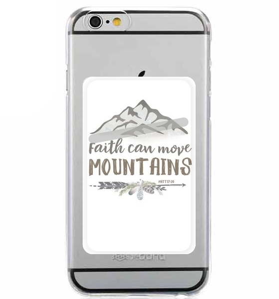 Faith can move montains Matt 17v20 Bible Blessed Art für Slot Card