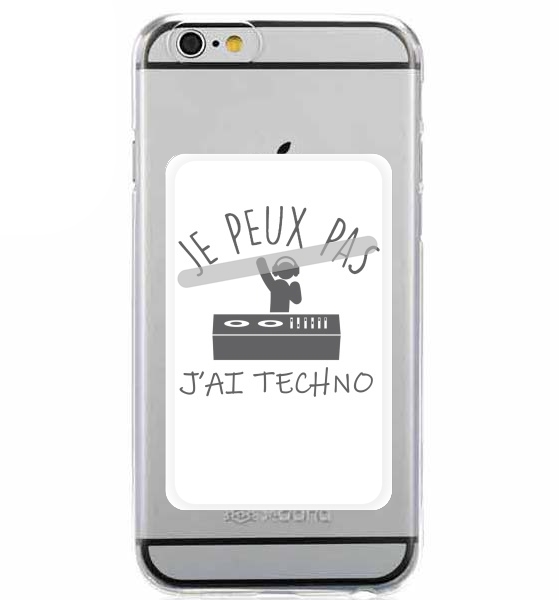 Je peux pas jai techno Festival für Slot Card