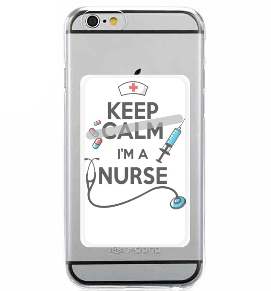 Keep calm I am a nurse für Slot Card