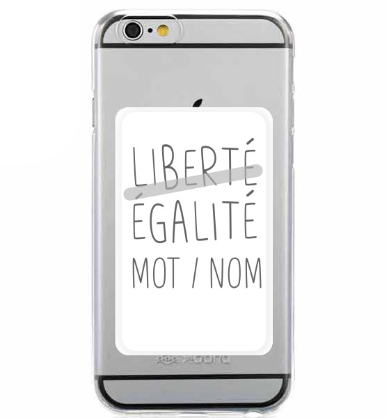 Liberte Egalite Personnalisable für Slot Card