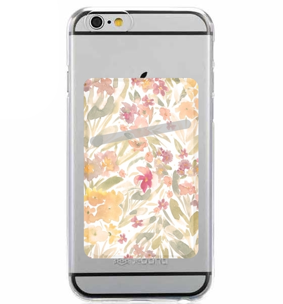 MODERN WATERCOLOR PASTEL FLORALS für Slot Card