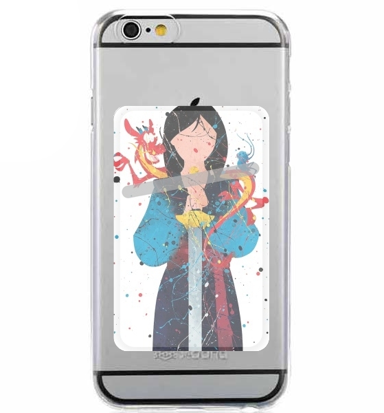 Mulan Princess Watercolor Decor für Slot Card