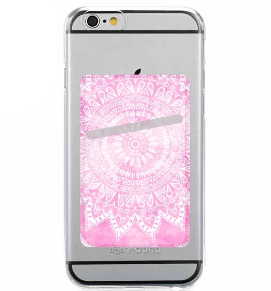 Pink Bohemian Boho Mandala für Slot Card