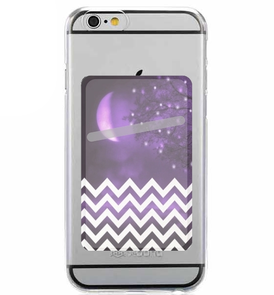 Purple moon chevron für Slot Card