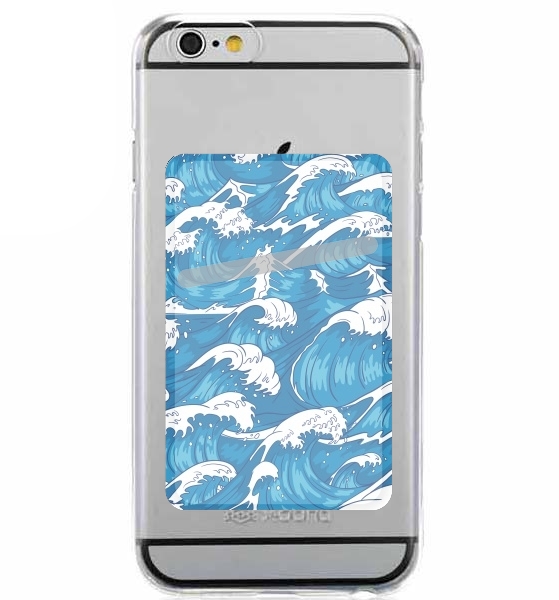 Storm waves seamless pattern ocean für Slot Card