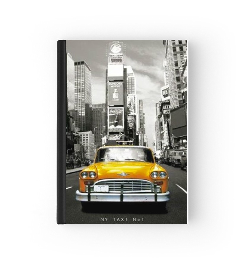 Gelbes Taxi Stadt von New York City für Passhülle