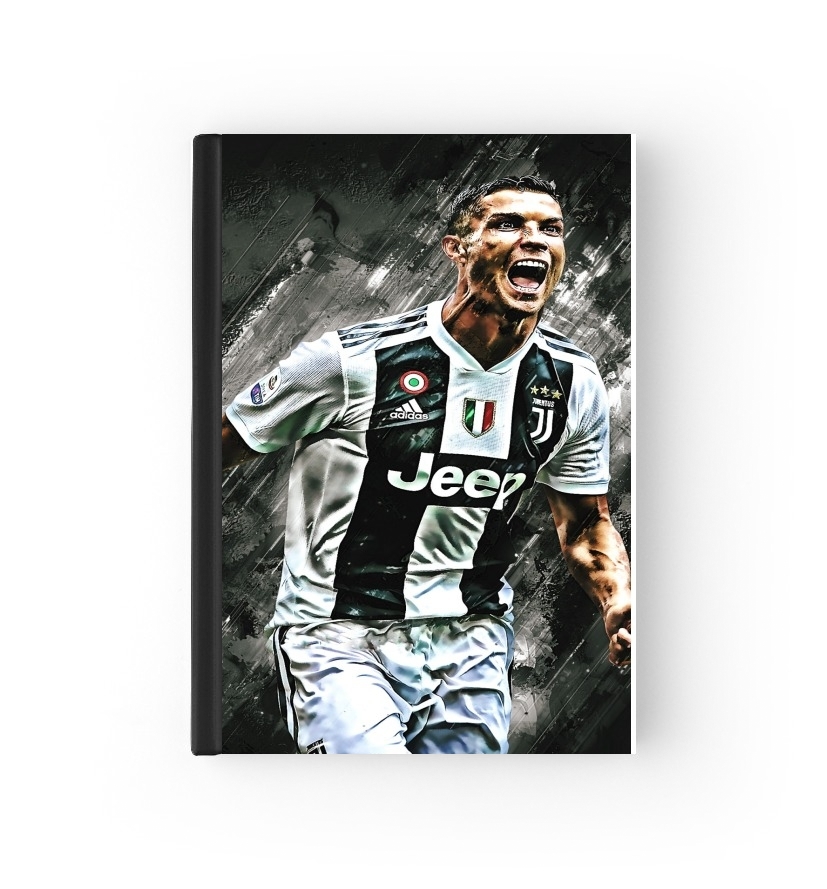 Cr7 Juventus Painting Art für Passhülle