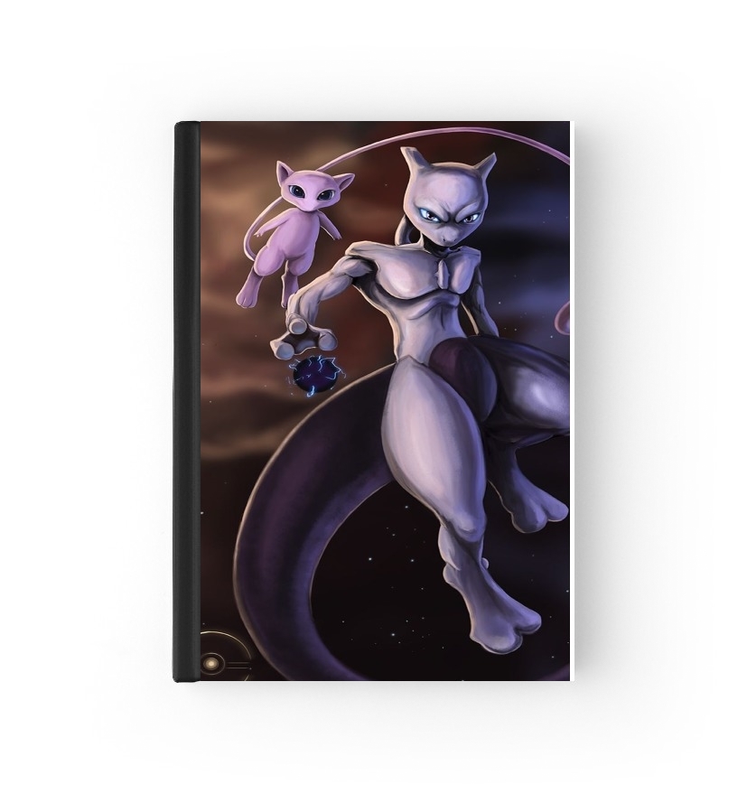 Mew And Mewtwo Fanart für Passhülle