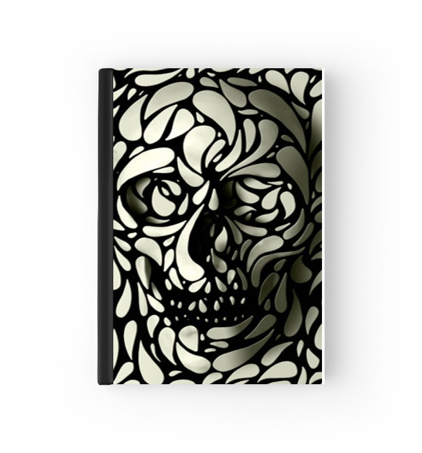 Skull Zebra White And Black für Passhülle