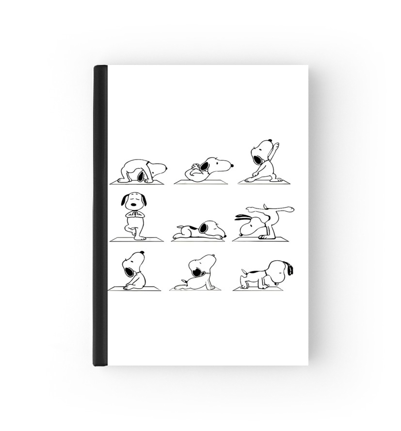 Snoopy Yoga für Passhülle