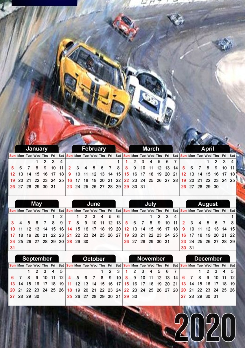 24h du mans für A3 Fotokalender 30x43cm