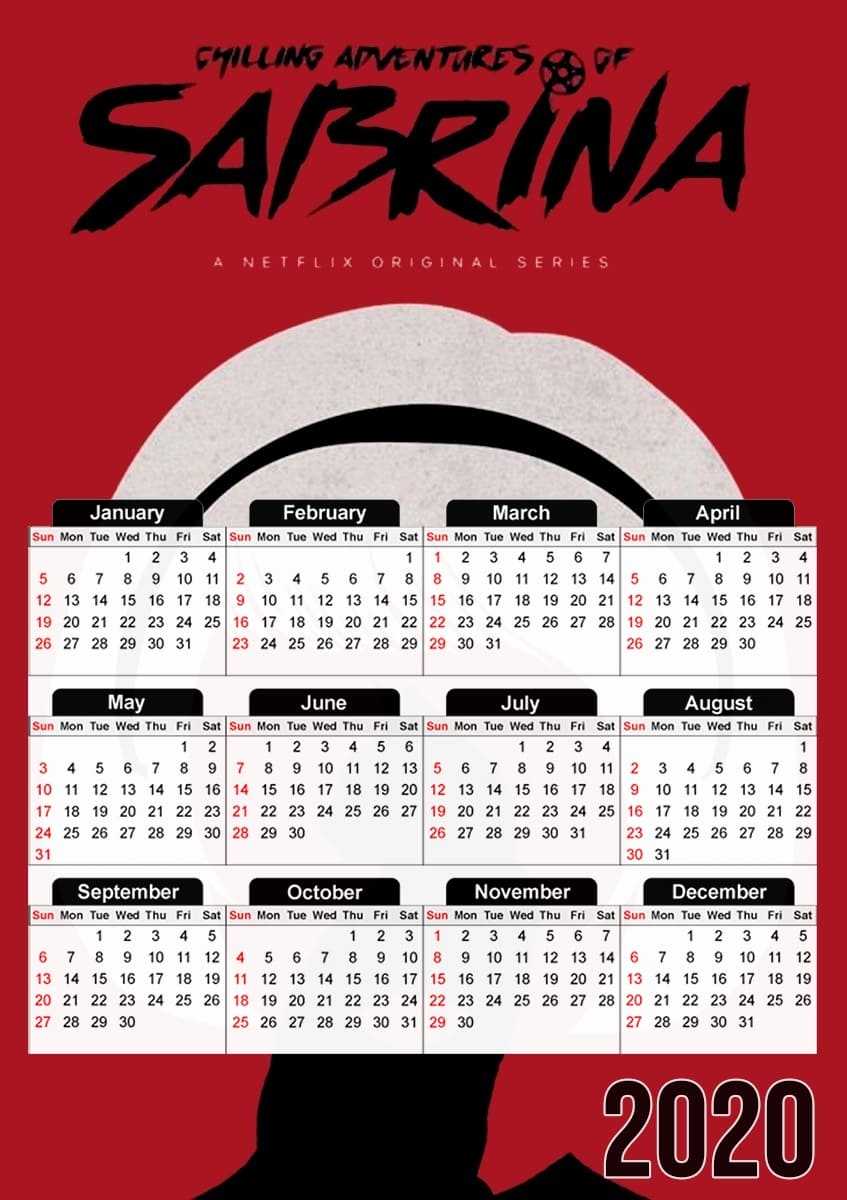 Adventures of sabrina für A3 Fotokalender 30x43cm