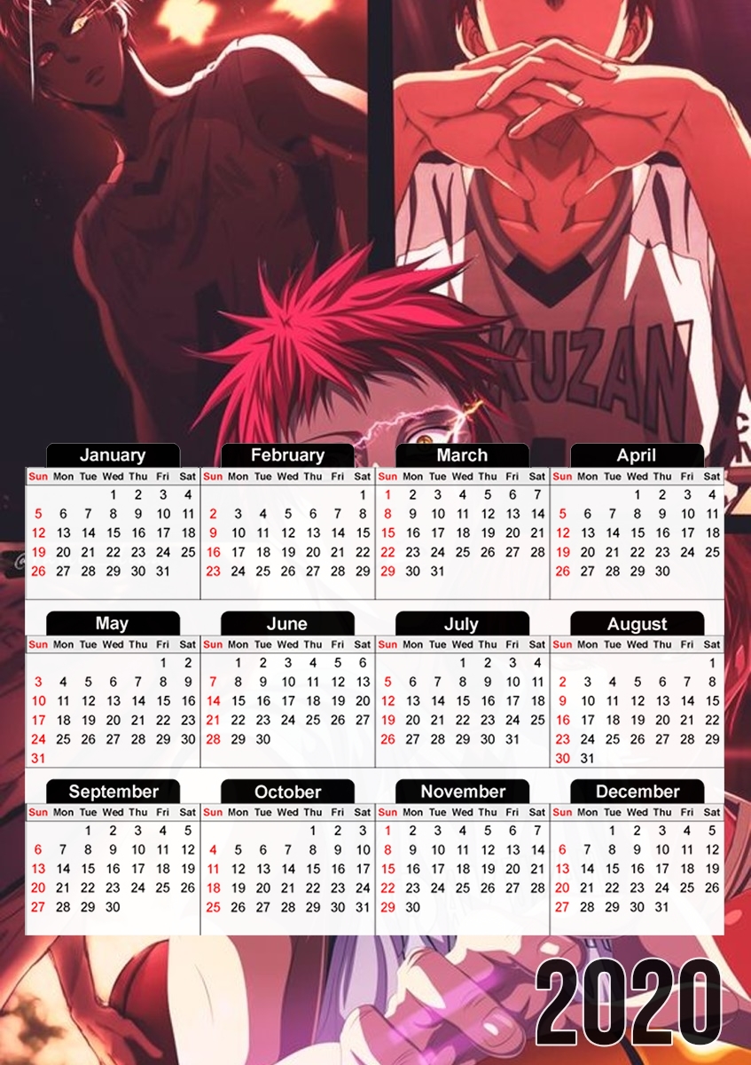 Akashi Seijuro emperor eyes für A3 Fotokalender 30x43cm