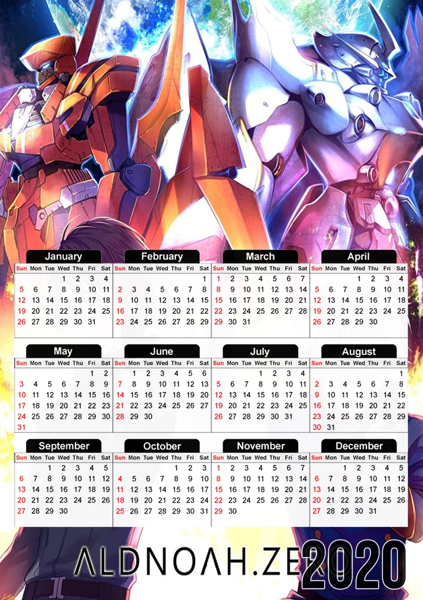 Aldnoah Zero für A3 Fotokalender 30x43cm