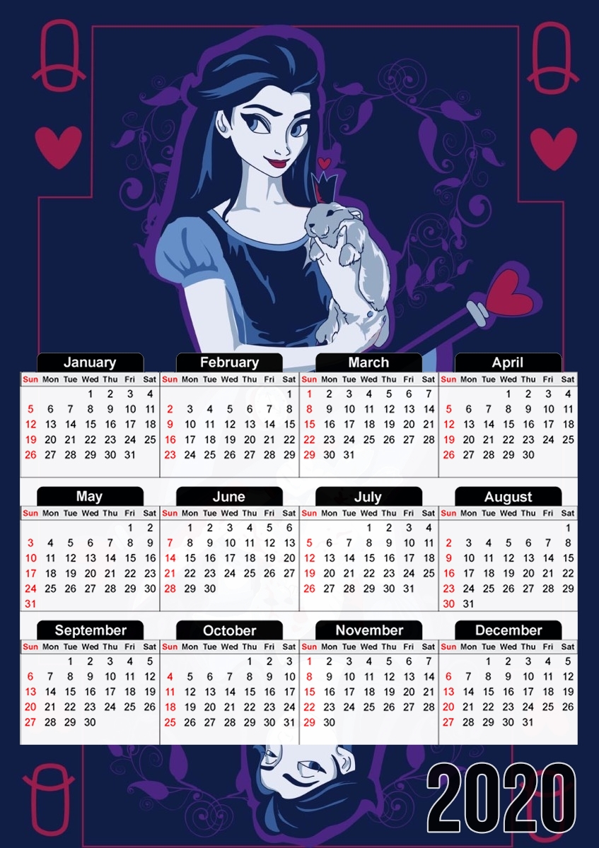 Alice Card für A3 Fotokalender 30x43cm