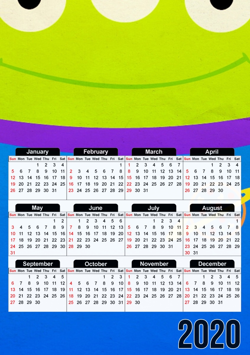 Alien Toys Story  Infinity and Beyond für A3 Fotokalender 30x43cm