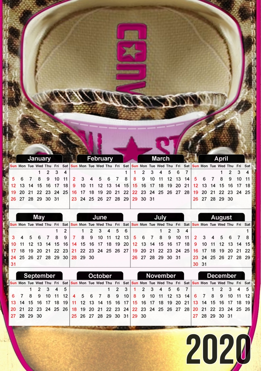 All Star leopard für A3 Fotokalender 30x43cm