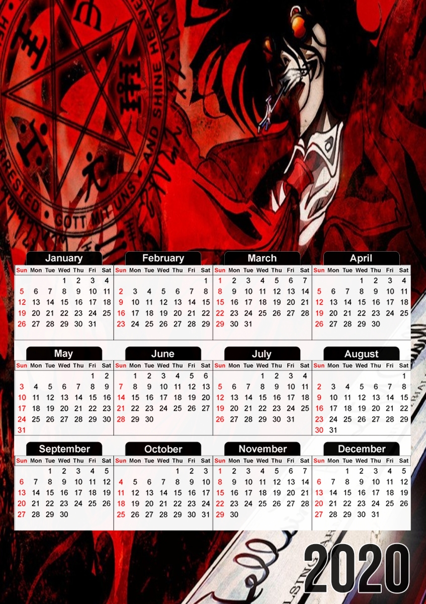 alucard dracula für A3 Fotokalender 30x43cm