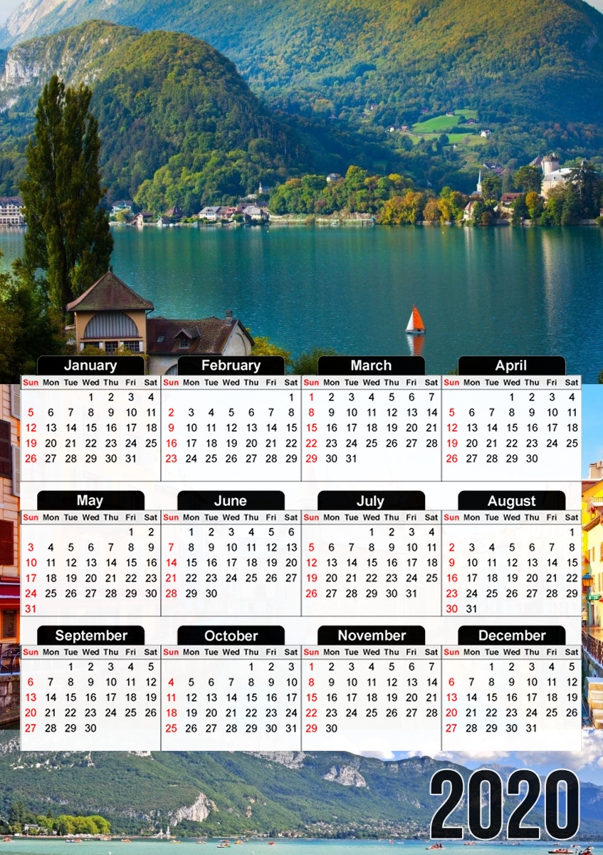 Annecy für A3 Fotokalender 30x43cm