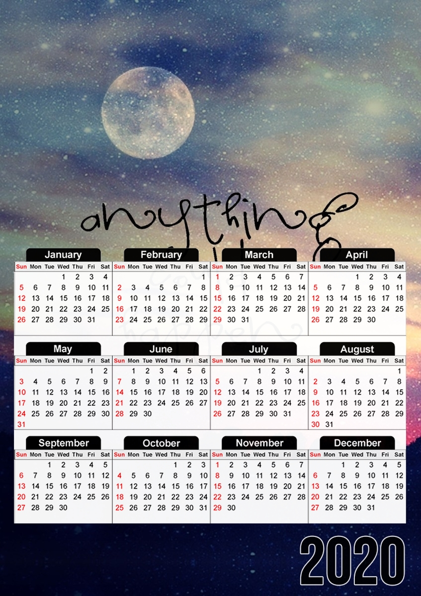 Anything could happen für A3 Fotokalender 30x43cm