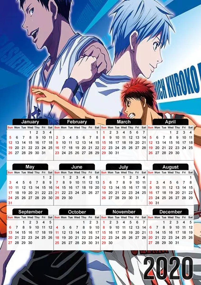 Aomine the only one who can beat me is me für A3 Fotokalender 30x43cm