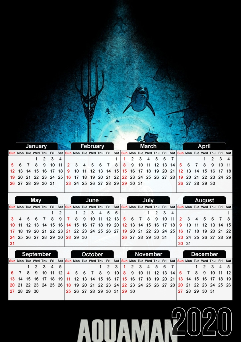 Aquaman für A3 Fotokalender 30x43cm