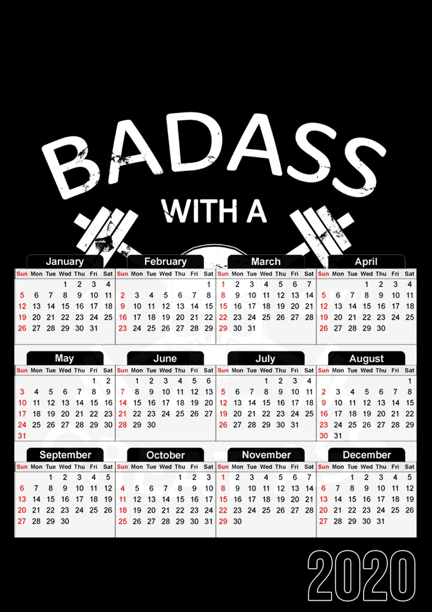 Badass with a great ass für A3 Fotokalender 30x43cm