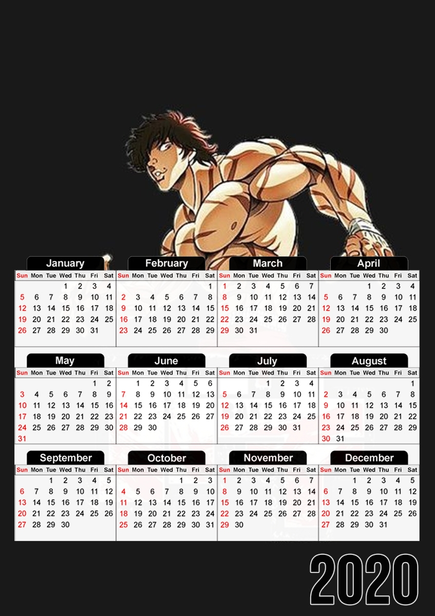 Baki the Grappler für A3 Fotokalender 30x43cm