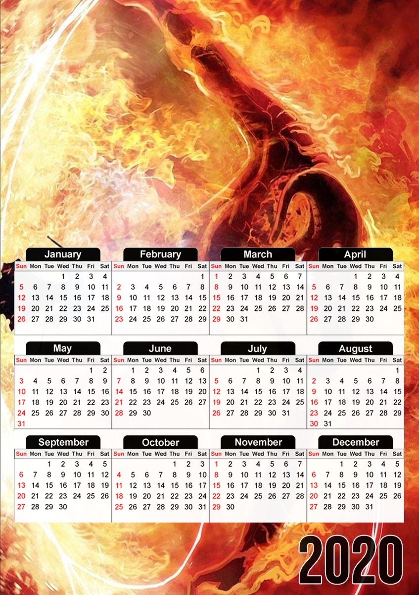 Balrog Fire Demon für A3 Fotokalender 30x43cm