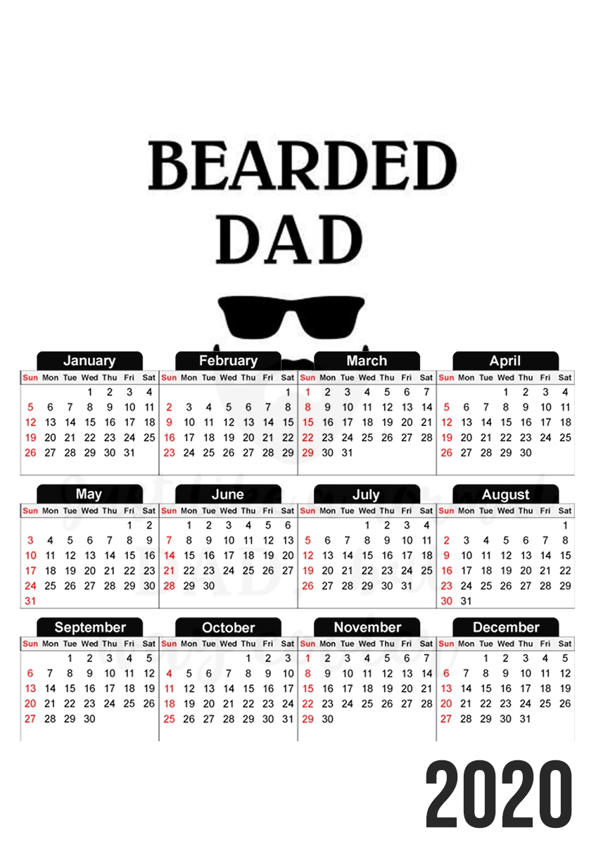 Bearded Dad Just like a normal dad but Cooler für A3 Fotokalender 30x43cm