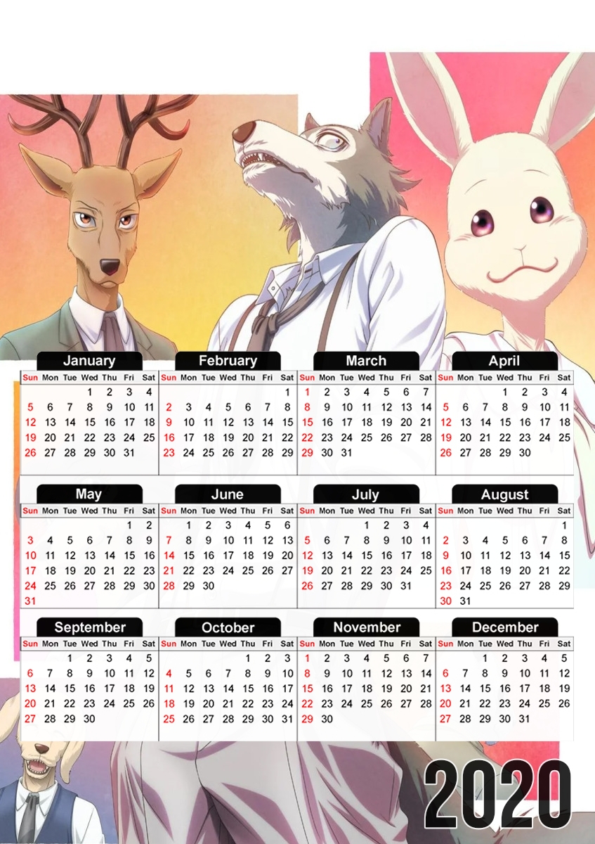 Beastars Animal für A3 Fotokalender 30x43cm