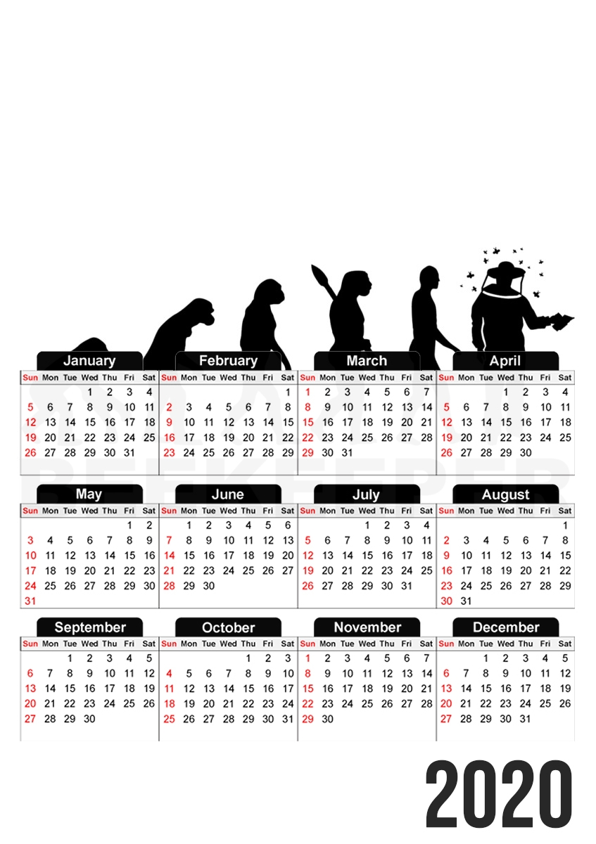 Beekeeper evolution für A3 Fotokalender 30x43cm