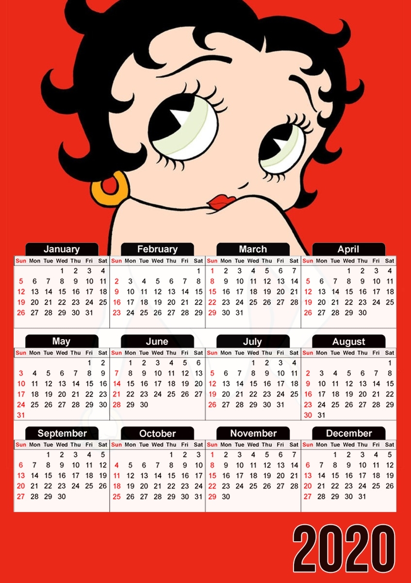 Betty boop für A3 Fotokalender 30x43cm