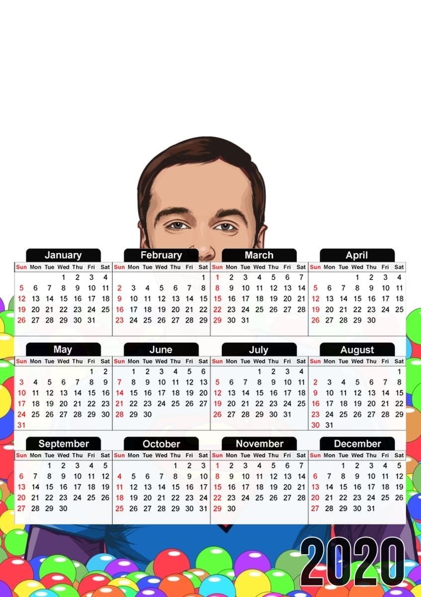 Big Bang Theory: Dr Sheldon Cooper für A3 Fotokalender 30x43cm